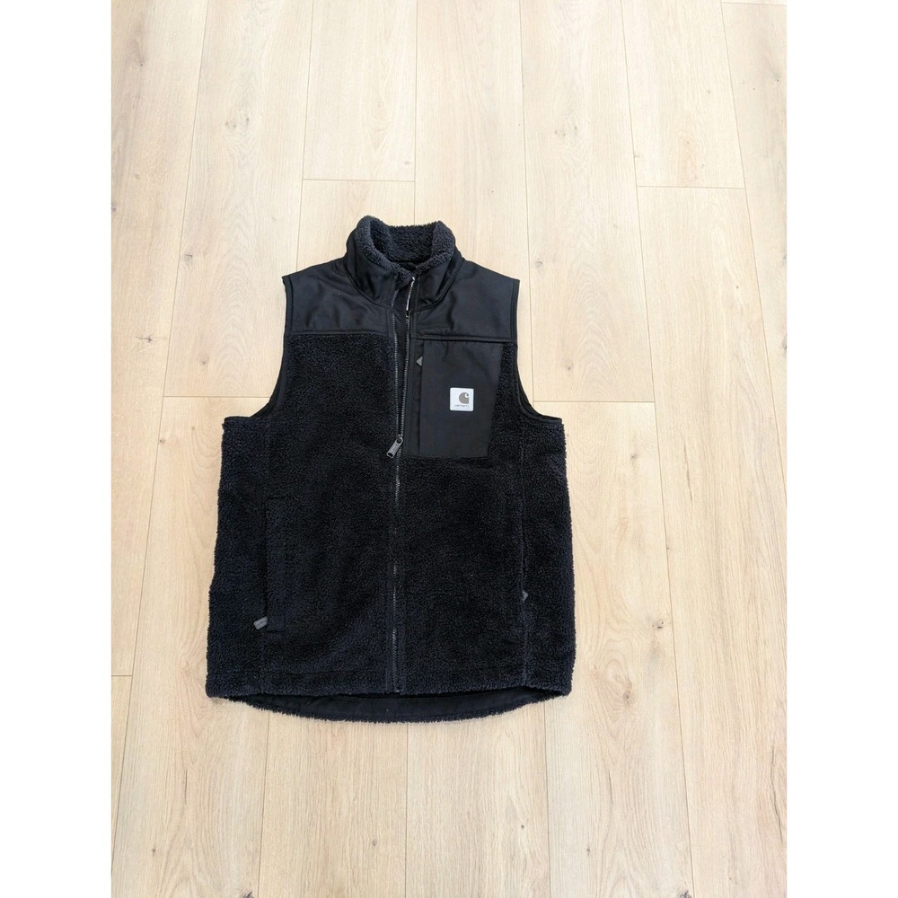 Carhartt Yukon Extremes Wind Fighter Fleece Vest Men's Small Black 104515
